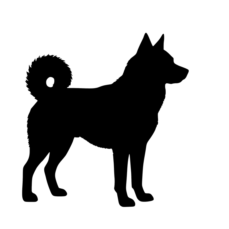 Jämthund – Enkelmotiv Dekal