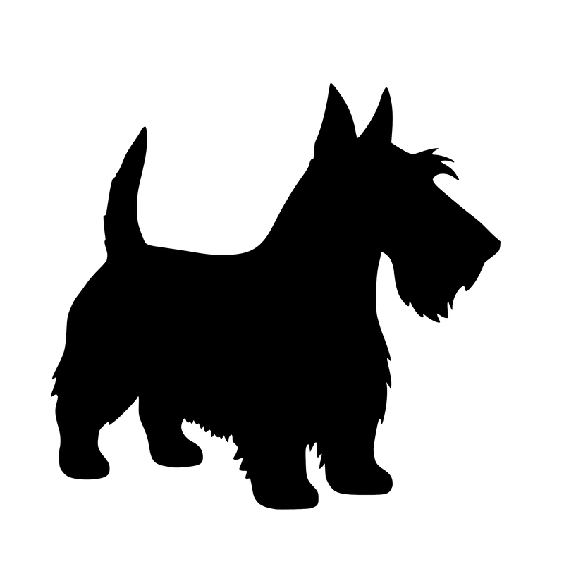 Scottish Terrier – Enkelmotiv Dekal