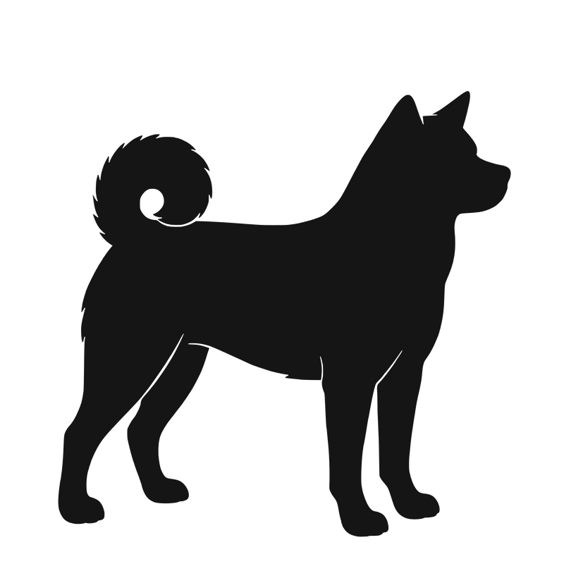 Akita – Enkelmotiv Dekal