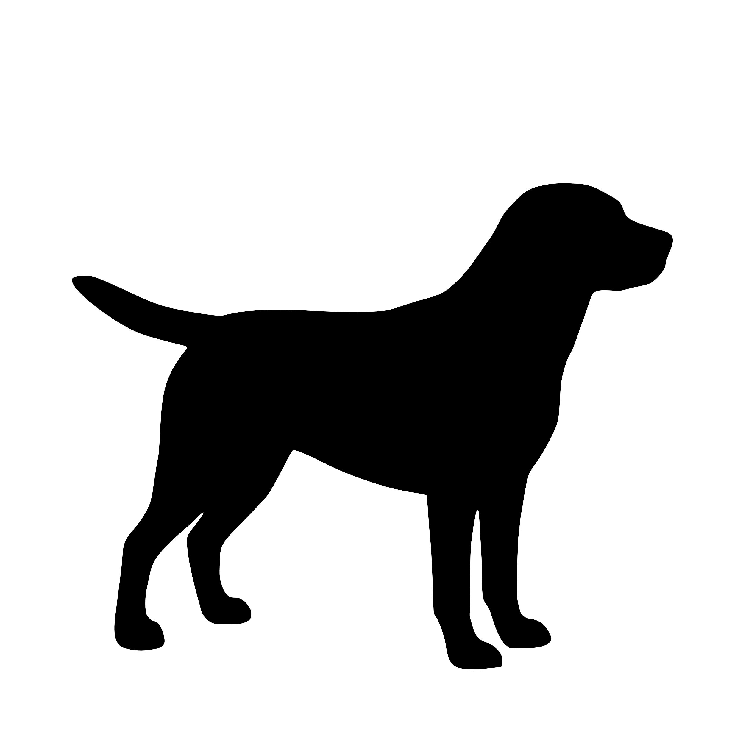 Labrador Retriever – Enkelmotiv Dekal
