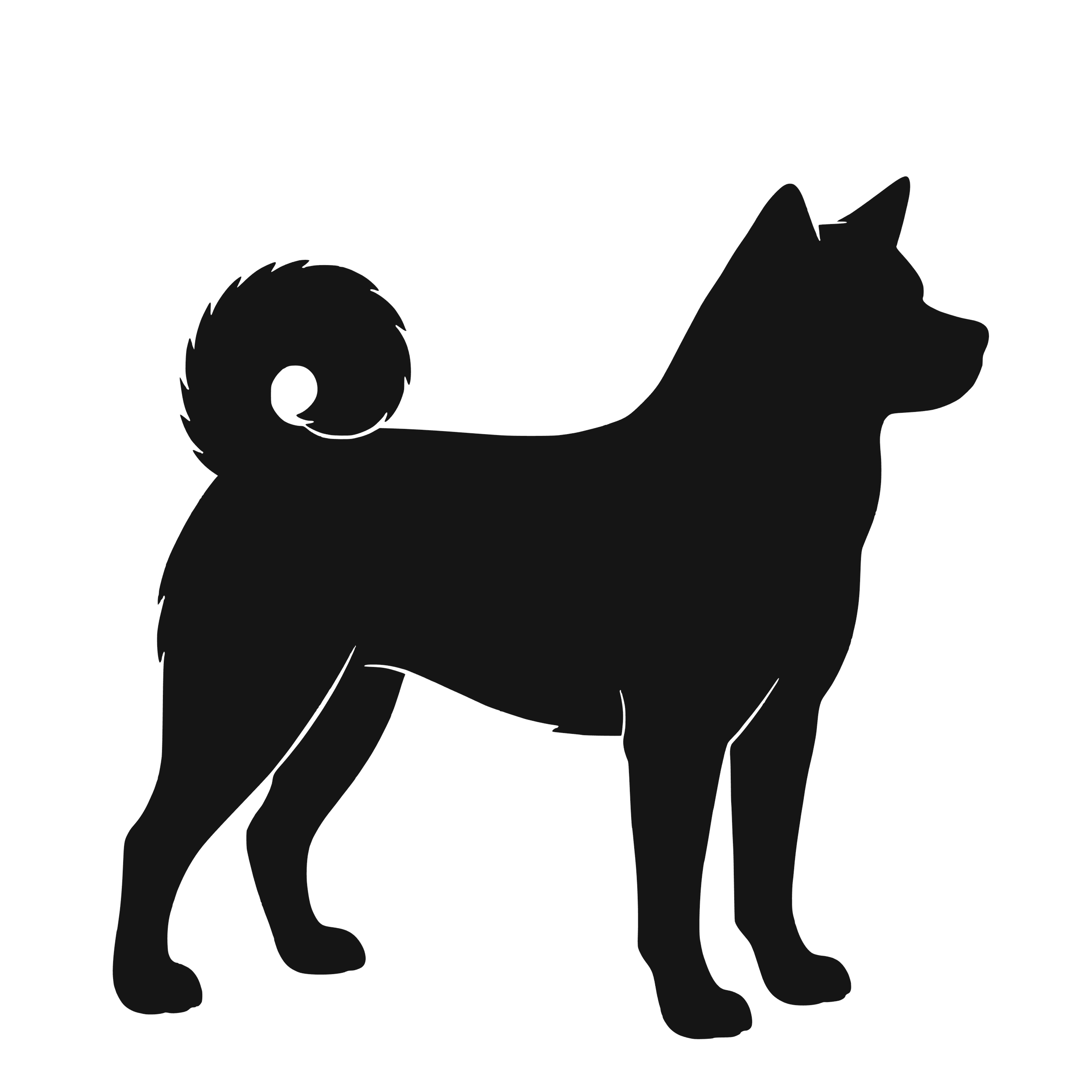 Akita – Enkelmotiv Dekal