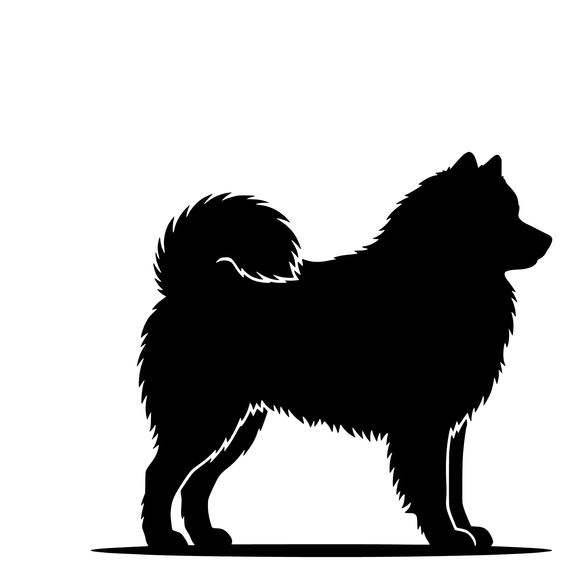 Samojed – Enkelmotiv Dekal