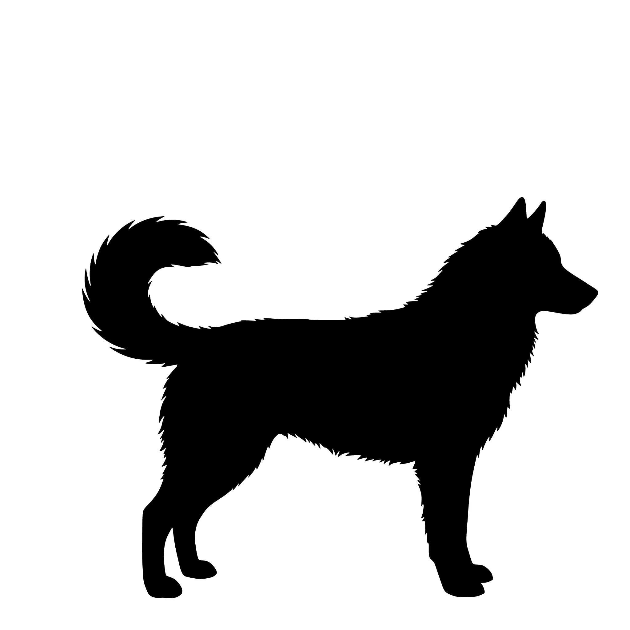 Siberian Husky – Enkelmotiv Dekal